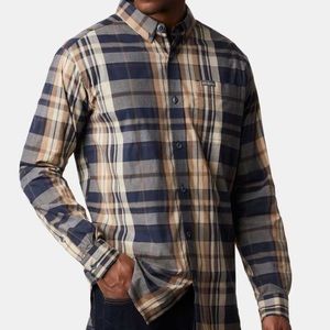 columbia Rapid River long sleeve Shirt blue/beige